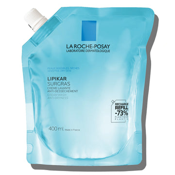 La Roche-Posay Lipikar Surgras Cream Wash Refill 400ml - Καθαριστικό για Ξηρές Ευαίσθητες Επιδερμίδες